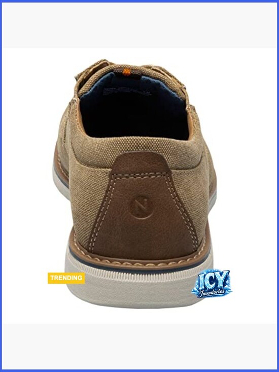 Men\'s Canvas Plain Toe Oxford Lace Up Shoes